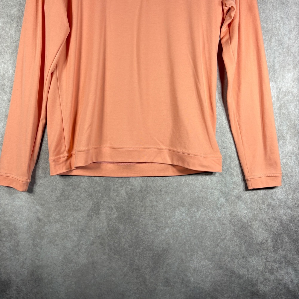 Peter Millar 1/4 Zip Pullover Mens M Peach Crown Crafted Quarter Zip Performance - Picture 3 of 10